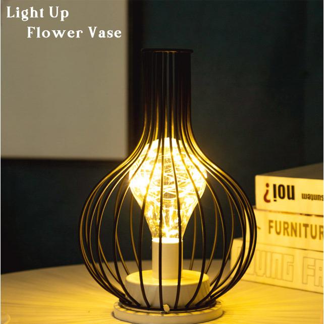 インテリアライト テーブルライト おしゃれ コードレス 電池式 卓上 ワイヤー アンティーク 北欧 ベッドサイド リビング 常夜灯 照明 送料無料 GPT (gu1b255) | ブランド登録なし | 08