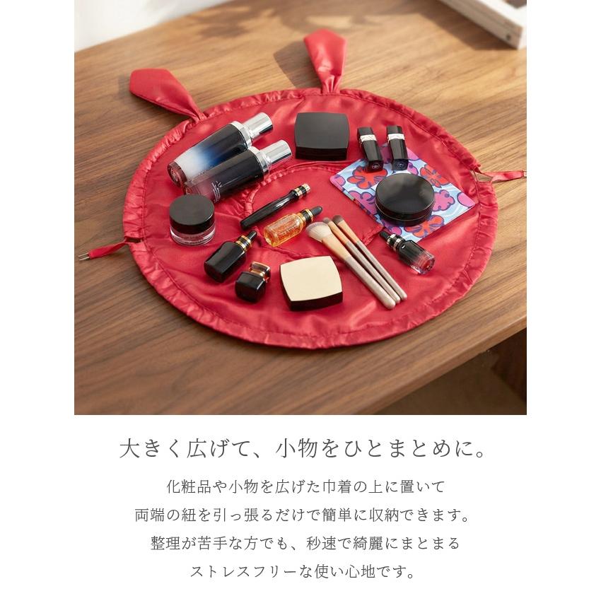 レビュー記入でメール便送料無料」うさ耳 化粧ポーチ 巾着 コスメ
