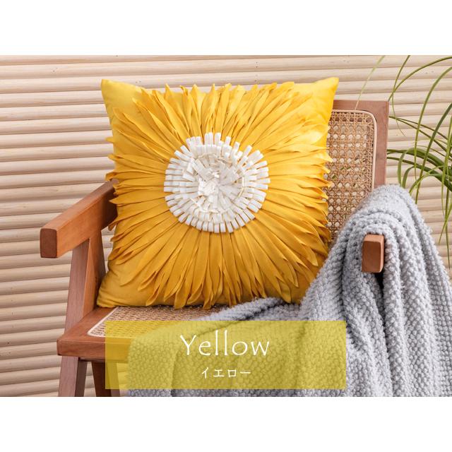 クッションカバー 45×45cm 花 北欧 おしゃれ クッション ソファ カバー カラフル 汚れ防止 ベロア調 起毛 光沢 鮮やか 模様替え GPT 1点迄メール便OK(gu1b304) | ブランド登録なし | 08