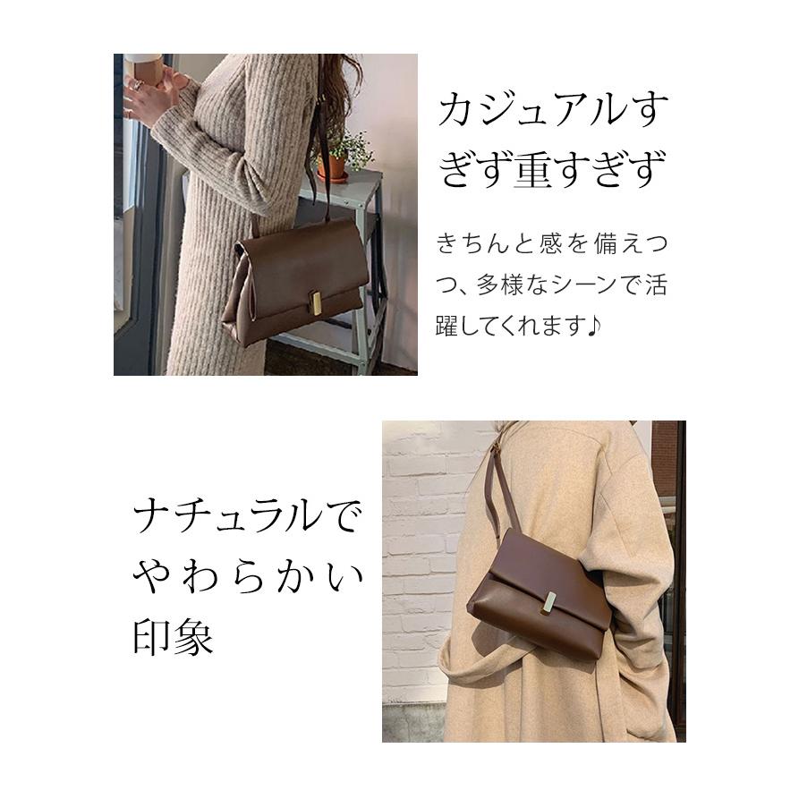 ショルダーバッグ レディース 斜め掛け ゴールド 留め具 レトロ
