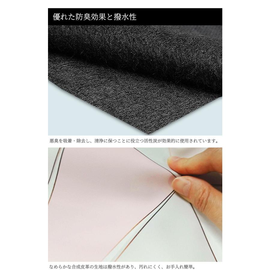 防臭 防犯 TSAロック3桁ダイヤル錠付き GPT 活性炭 PUレザー 柄入り 薄マチポーチ 脱臭 カラフル 薄型ケース 1点迄メール便OK(gu1b317) | ブランド登録なし | 02