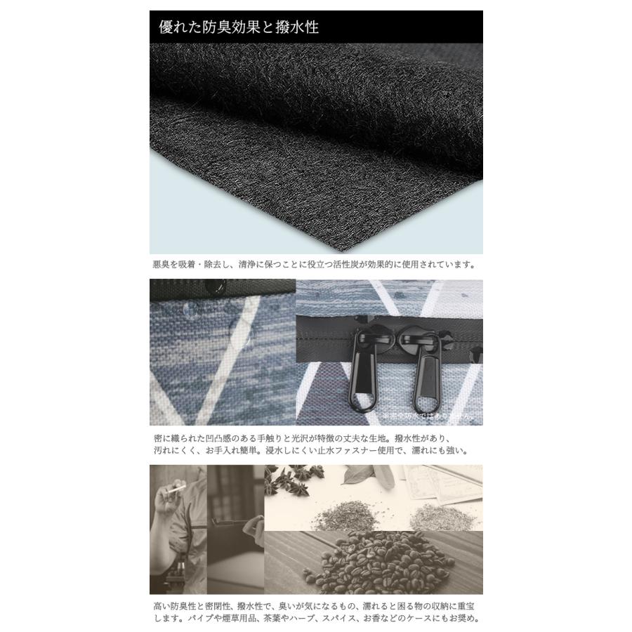 「レビュー記入でメール便送料無料」防臭 防犯 3桁ダイヤル錠付 GPT 活性炭 オックスフォード 薄マチポーチ 脱臭 A6 gu1b400-mail(gu1b401) (1通につき1点迄) | ブランド登録なし | 02