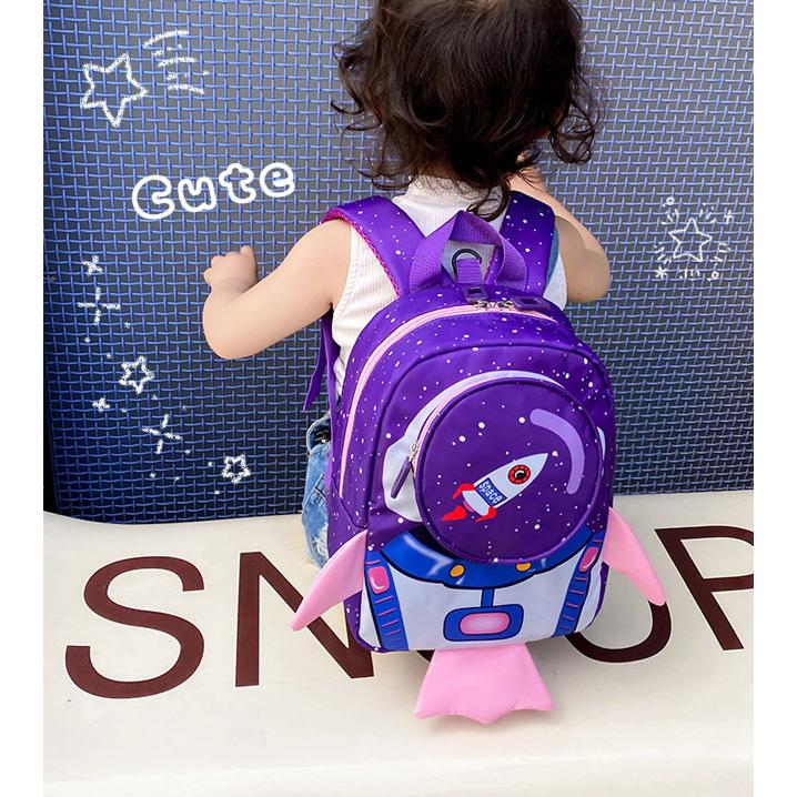 リュック キッズ ベビー リュックサック 子供 迷子紐 ハーネス 宇宙飛行士 ロケット 保育園 幼稚園 プレゼント 誕生日 送料無料 GPT (gu1b404) | ブランド登録なし | 07