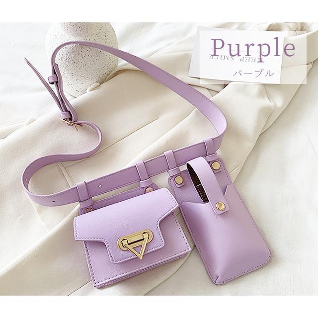 ウエストポーチ ベルトポーチ レディース バッグ スマホポーチ ポシェット PUレザー フェイクレザー おしゃれ 小物入れ GPT 送料無料(gu1b418) | ブランド登録なし | 10