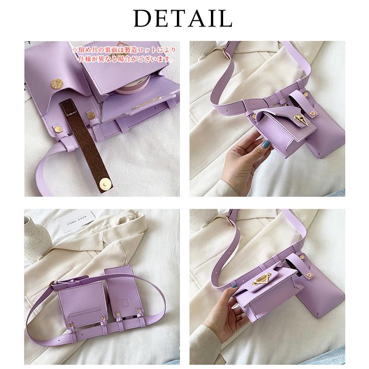 ウエストポーチ ベルトポーチ レディース バッグ スマホポーチ ポシェット PUレザー フェイクレザー おしゃれ 小物入れ GPT 送料無料(gu1b418) | ブランド登録なし | 06