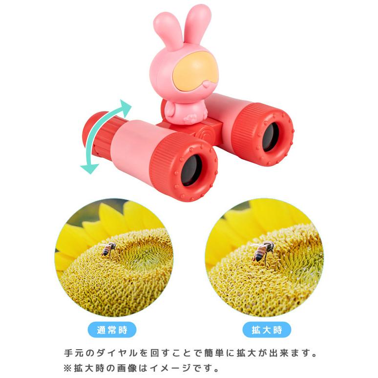 双眼鏡 単眼鏡 子供用 こども 8倍 ズーム コンパクト 紐付き かわいい アウトドア スポーツ観戦 プレゼント 男の子 女の子 おもちゃ GPT 送料無料(gu1b449) | ブランド登録なし | 02