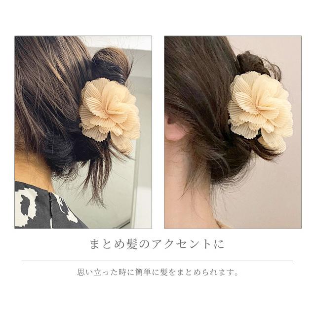 バンスクリップ ヘアクリップ ヘアアクセサリー 髪留め クリップ 花 フラワーモチーフ しっかり レディース かわいい おしゃれ GPT 送料無料(gu1b490) | ブランド登録なし | 02