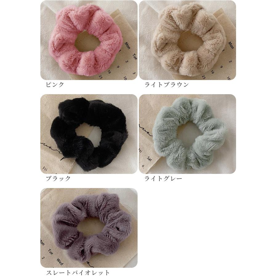 レビュー記入でメール便送料無料」シュシュ ヘアゴム ヘアアクセサリー