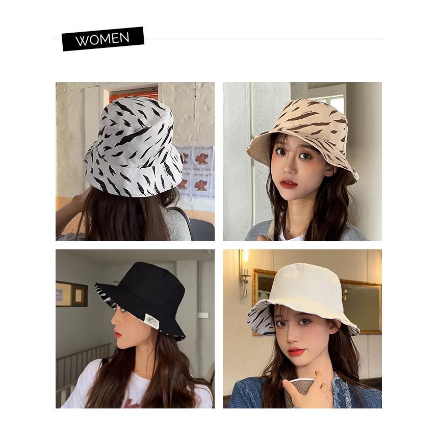 帽子 タイガー 柄 リバーシブル バケットハット サファリハット 大人 ワイヤー 畳める メンズ レディース 日よけ 紫外線対策 GPT 2点迄メール便OK(gu1b512) | ブランド登録なし | 08