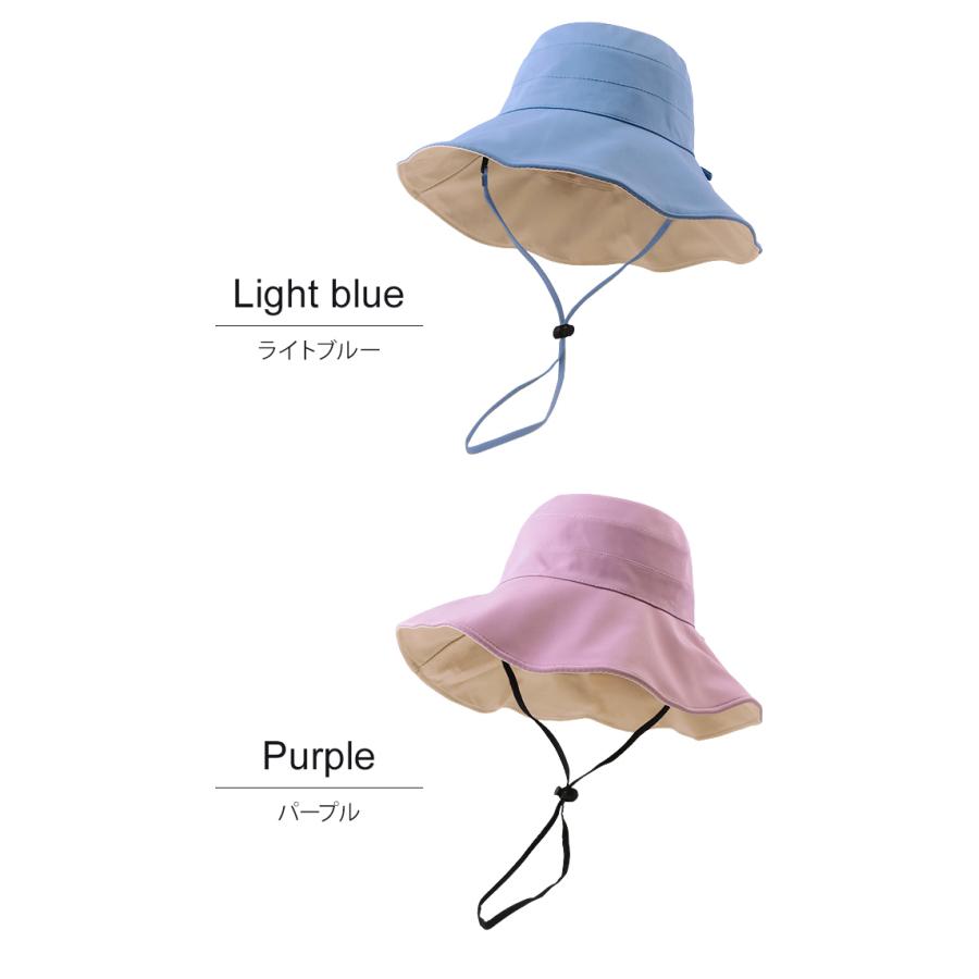 「レビュー記入でメール便送料無料」つば広帽子 UVカット 紫外線対策 リバーシブル 冷感 レディース 帽子 バケットハット 畳める GPT gu1b518-mail(gu1b519) | ブランド登録なし | 12