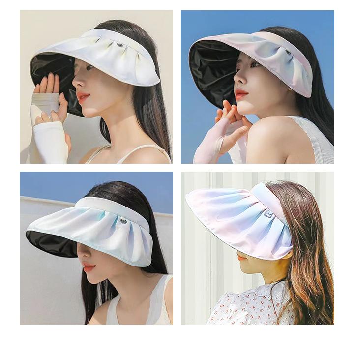 「レビュー記入でメール便送料無料」サンバイザー 帽子 レディース 日よけ 紫外線対策 UVカット カチューシャ オーロラ GPT gu1b672-mail(gu1b673)(1通2点迄) |  | 10