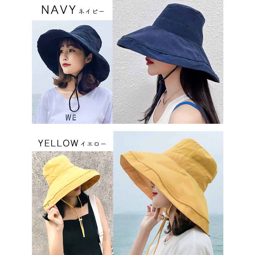 「レビュー記入でメール便送料無料」つば広帽子 レディース つば広ハット 大きい 日よけ 紫外線対策 日焼け 折りたたみ GPT gu1b455-mail(gu1b709)(1通1点迄) | ブランド登録なし | 07