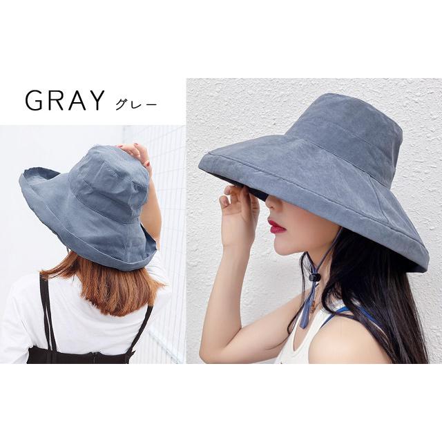 「レビュー記入でメール便送料無料」つば広帽子 レディース つば広ハット 大きい 日よけ 紫外線対策 日焼け 折りたたみ GPT gu1b455-mail(gu1b709)(1通1点迄) | ブランド登録なし | 09