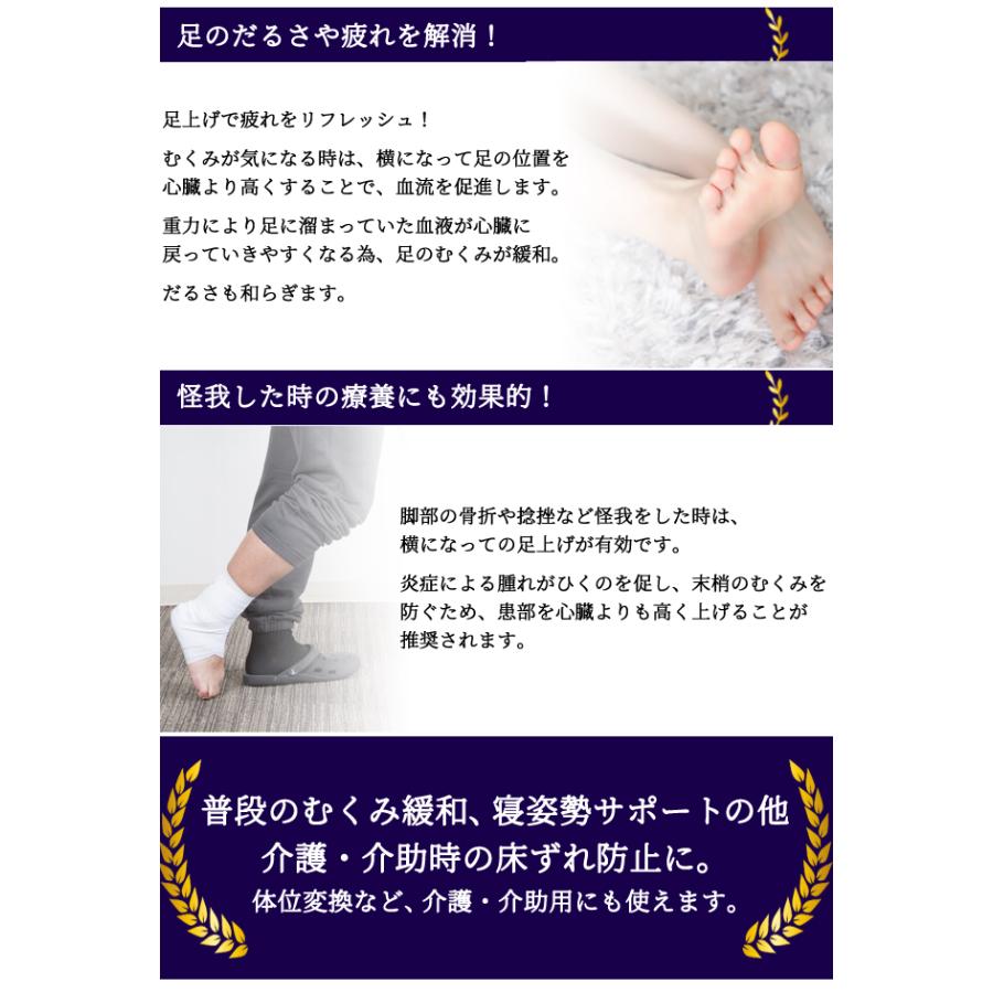 足まくら フットピロー 床ずれ防止 クッション 介護 足上げ枕 S型 むくみ対策 リラックス 高反発 ウレタン 体位変換 敬老の日 ギフト GPT 送料無料(gu1b712) | ブランド登録なし | 03