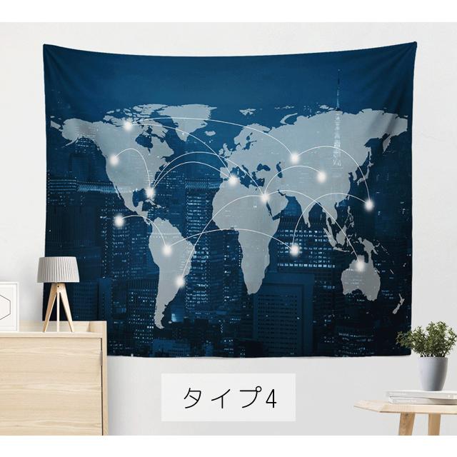 「レビュー記入でメール便送料無料」大判 タペストリー 世界地図 150×100cm ファブリックポスター 壁掛け 目隠し GPT gu1b387-mail(1通につき20点迄)(gu1b727) | ブランド登録なし | 12
