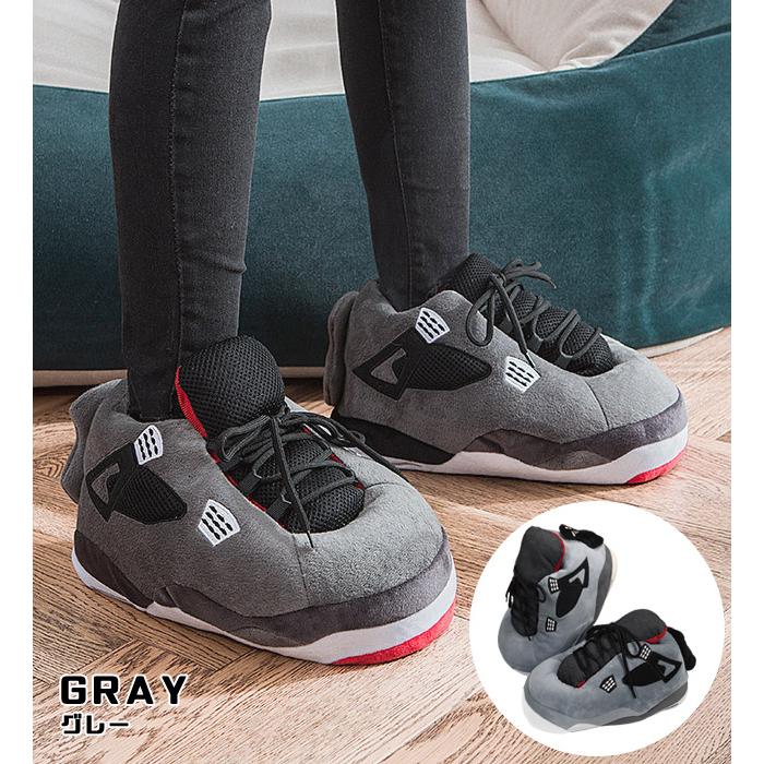 ルームシューズ スポーツシューズ スニーカー型 秋 冬 メンズ レディース 子供 スリッパ 室内履き あったか ふわふわ GPT 送料無料 クリスマス(gu1b779) | ブランド登録なし | 10