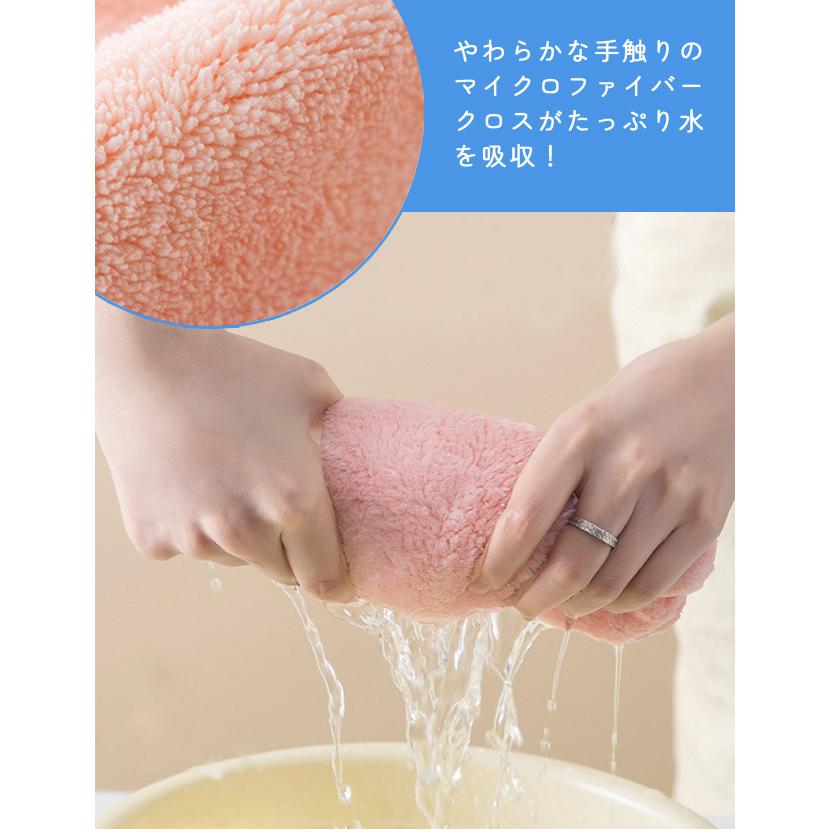 「レビュー記入でメール便送料無料」タオルキャップ ヘアドライタオル お風呂 吸水 子供 女の子 うさぎ うさ耳 ヘアタオル プール GPT gu1b800-mail(gu1b801) | ブランド登録なし | 02