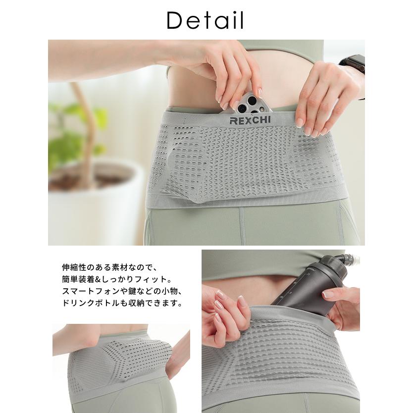 「レビュー記入でメール便送料無料」セキュリティポーチ ウエスト ポーチ 隠しポケット 腹巻タイプ 旅行 伸縮 薄型 GPT gu1b817-mail(1通につき2点迄)(gu1b818) | ブランド登録なし | 02