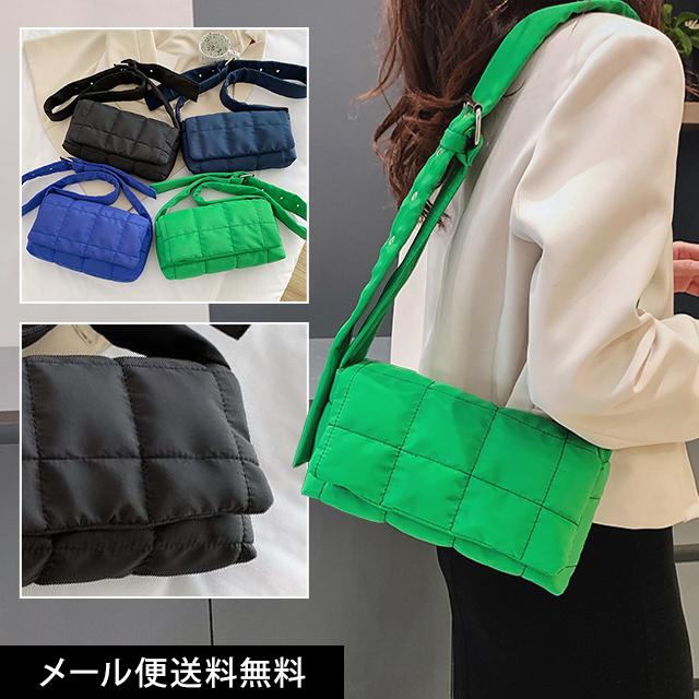 レビュー記入でメール便送料無料」ショルダーバッグ キルティング