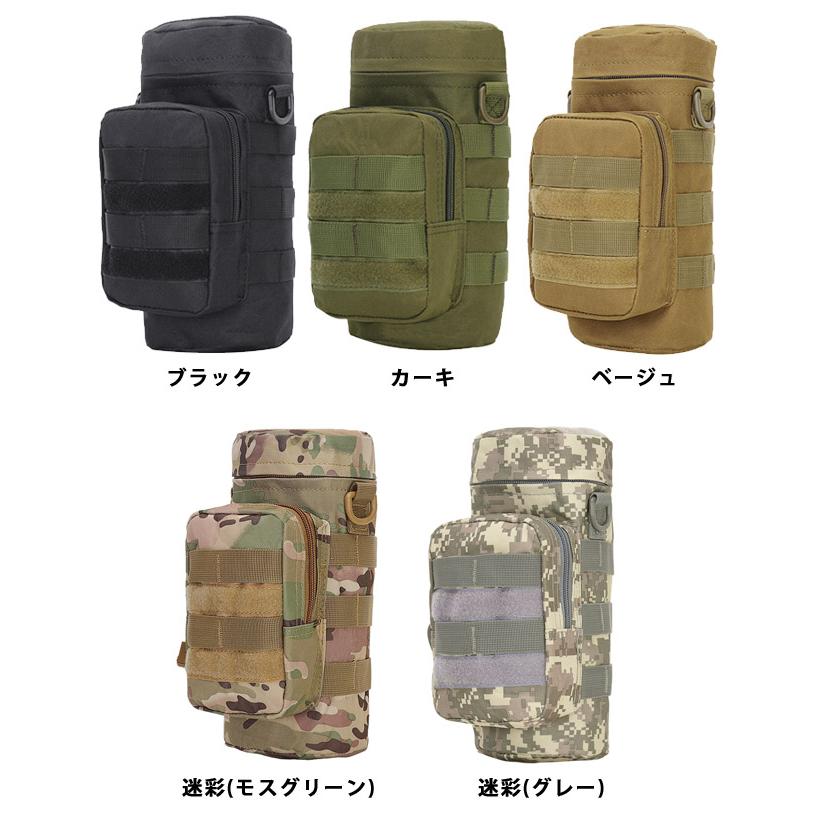 「レビュー記入でメール便送料無料」ペットボトルカバー ペットボトルホルダー 水筒ケース 1L カラビナ ベルト通し Dカン メンズ GPT gu1b901-mail(gu1b902) | ブランド登録なし | 11