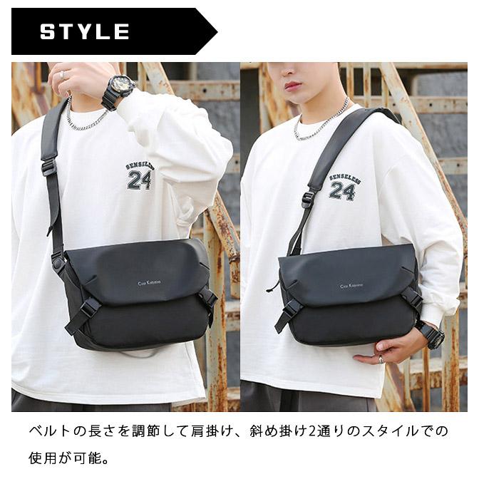 ボディバッグ ショルダーバッグ メンズ 防水 撥水 大容量