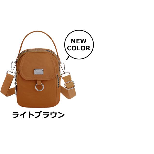 ミニ ショルダーバッグ GPT 斜め掛け 手提げ 肩掛け 3 ファスナー 2WAY