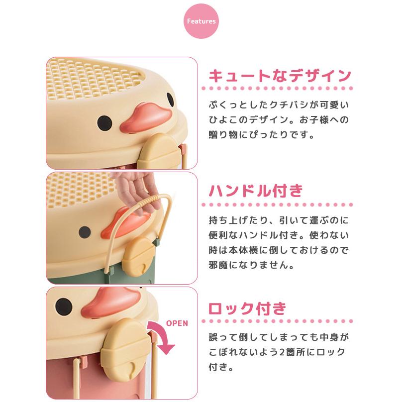 訳あり おもちゃ箱 大容量 おもちゃ 収納ボックス フタ付き キャスター付き ひよこ おもちゃ入れ ぬいぐるみ ブロック 送料無料 GPT gu1b246-b(gu1b950) | ブランド登録なし | 06