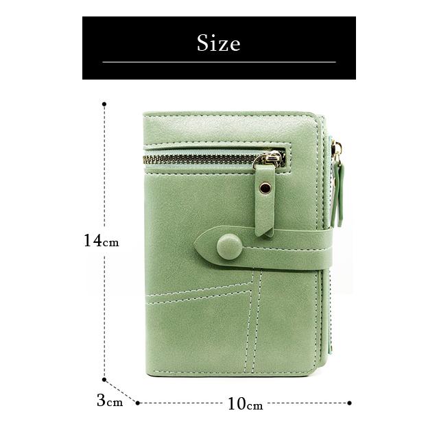 「レビュー記入でメール便送料無料」財布 レディース 二つ折り ミニ財布 メンズ ファスナー 写真入れ カード GPT gu1c004-mail(1通につき3点迄)(gu1c005) | ブランド登録なし | 06