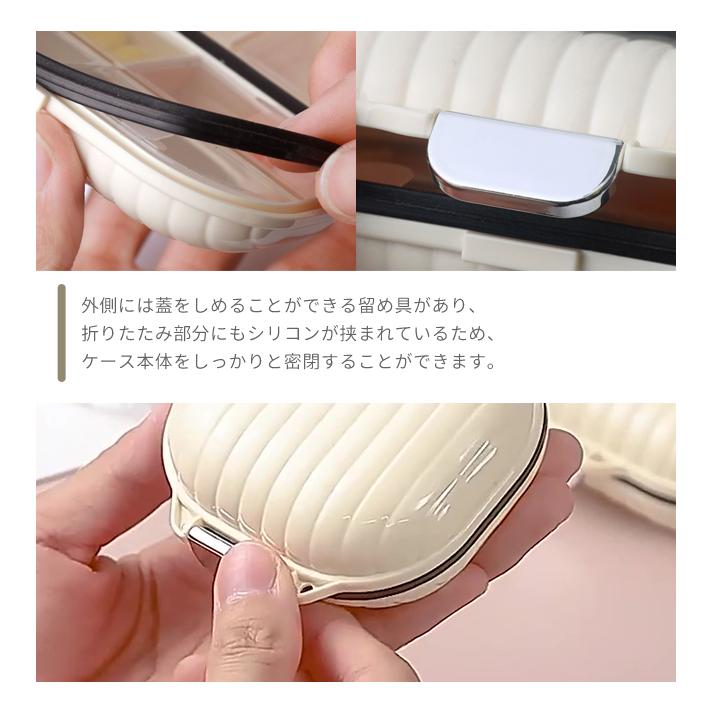 ピルケース 1週間 携帯用 薬入れ 持ち運び おしゃれ 常備薬 2段収納 飲み忘れ防止 ダイヤル付 コンパクト サプリ GPT 6点迄メール便OK(gu1c109) | ブランド登録なし | 07