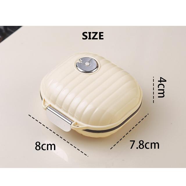 ピルケース 1週間 携帯用 薬入れ 持ち運び おしゃれ 常備薬 2段収納 飲み忘れ防止 ダイヤル付 コンパクト サプリ GPT 6点迄メール便OK(gu1c109) | ブランド登録なし | 08