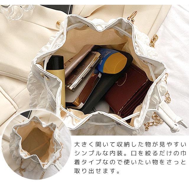 「レビュー記入でメール便送料無料」ポップコーン バッグ 巾着バッグ レディース おしゃれ ショルダーポーチ 斜め掛け ぽこぽこ 韓国 GPT gu1c141-mail(gu1c142) | ブランド登録なし | 05