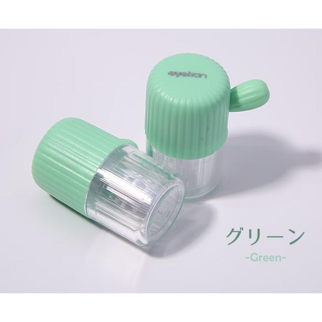 コンタクトレンズ洗浄機 手動 コンタクト 洗浄器 ソフト ハード カラコン 小型 旅行 出張 軽量 持ち運び ポータブル 電源不要 花粉除去 GPT 送料無料(gu1c189) | ブランド登録なし | 13