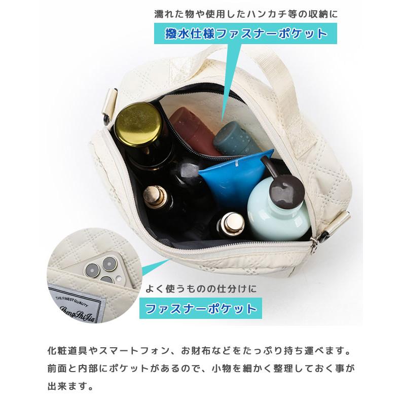 ボストンバッグ レディース ショルダーバッグ付き 旅行バッグ 修学旅行 1泊 2泊 ジム 大容量 軽量 キャリーオン 斜め掛け キルティング風 GPT 送料無料(gu1c210) | ブランド登録なし | 12