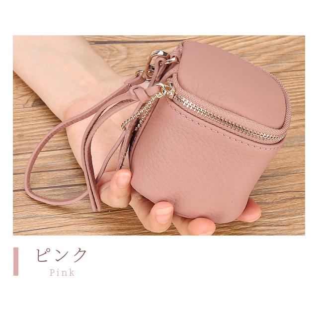 「レビュー記入でメール便送料無料」ミニポーチ 小さめ 小物入れ キューブ型 コインケース レザー 本革 ストラップ GPT gu1c090-mail(1通につき2点)(gu1c229) | ブランド登録なし | 09