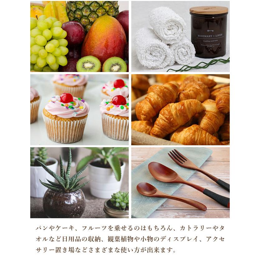 ラタン トレー 2段 長方形 楕円 トレイ バスケット かご アフヌーンティースタンド ラタン風 籐風 収納 ラック インテリア ディスプレイ GPT(gu1c242) 送料無料 | ブランド登録なし | 05