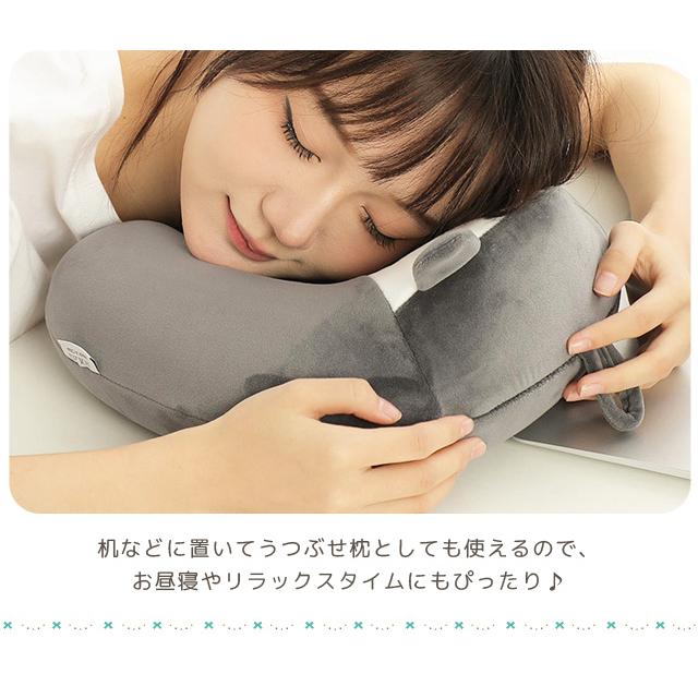 ネックピロー 飛行機 アニマル U字型 クマ シロクマ パンダ 首枕 子供 トラベルグッズ 安眠 ピロー 旅行 機内 夜行バス クッション GPT 送料無料(gu1c248) | ブランド登録なし | 06