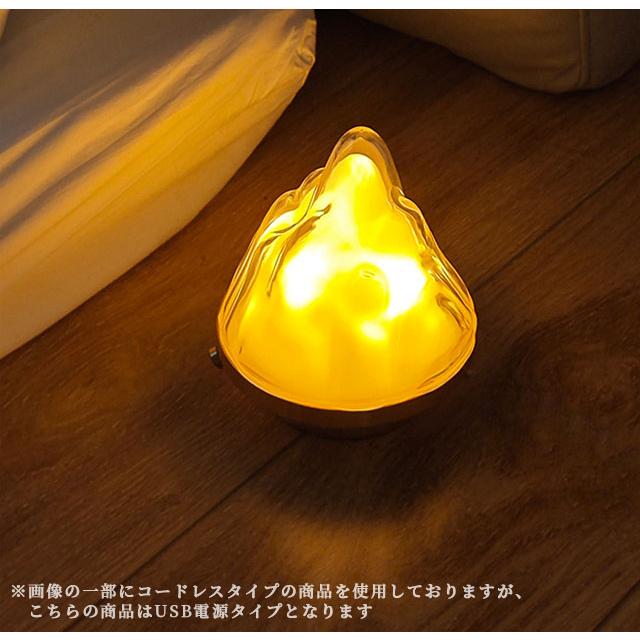インテリアライト ナイトライト 卓上 置き型 LED おしゃれ タッチセンサー USBライト ベッドサイド 寝室 常夜灯 明るさ調節 山型 GPT 送料無料 (gu1c275) | ブランド登録なし | 05