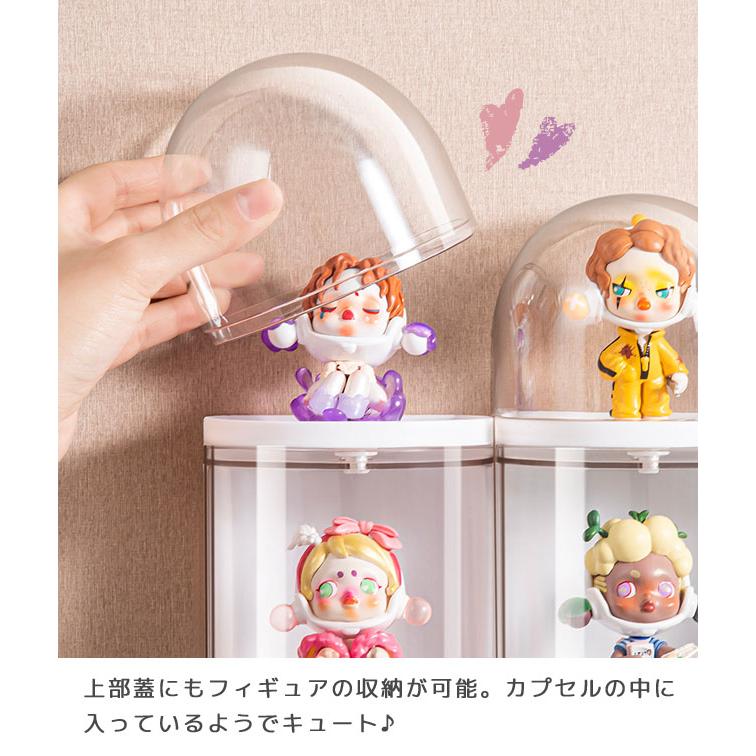 フィギュアケース コレクションケース 卓上 壁掛け フィギュア収納 縦長 タワー型 3段 ディスプレイ 収納ケース ラック 収納棚 推し活 GPT 送料無料(gu1c303) | ブランド登録なし | 03