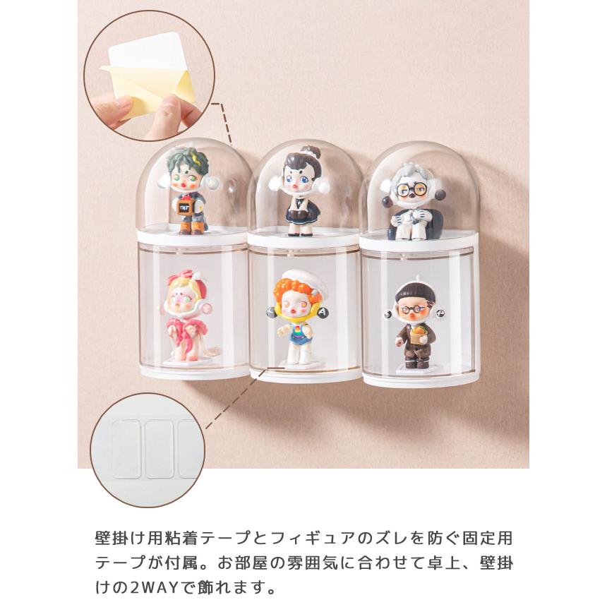フィギュアケース コレクションケース 卓上 壁掛け フィギュア収納 縦長 タワー型 3段 ディスプレイ 収納ケース ラック 収納棚 推し活 GPT 送料無料(gu1c303) | ブランド登録なし | 04