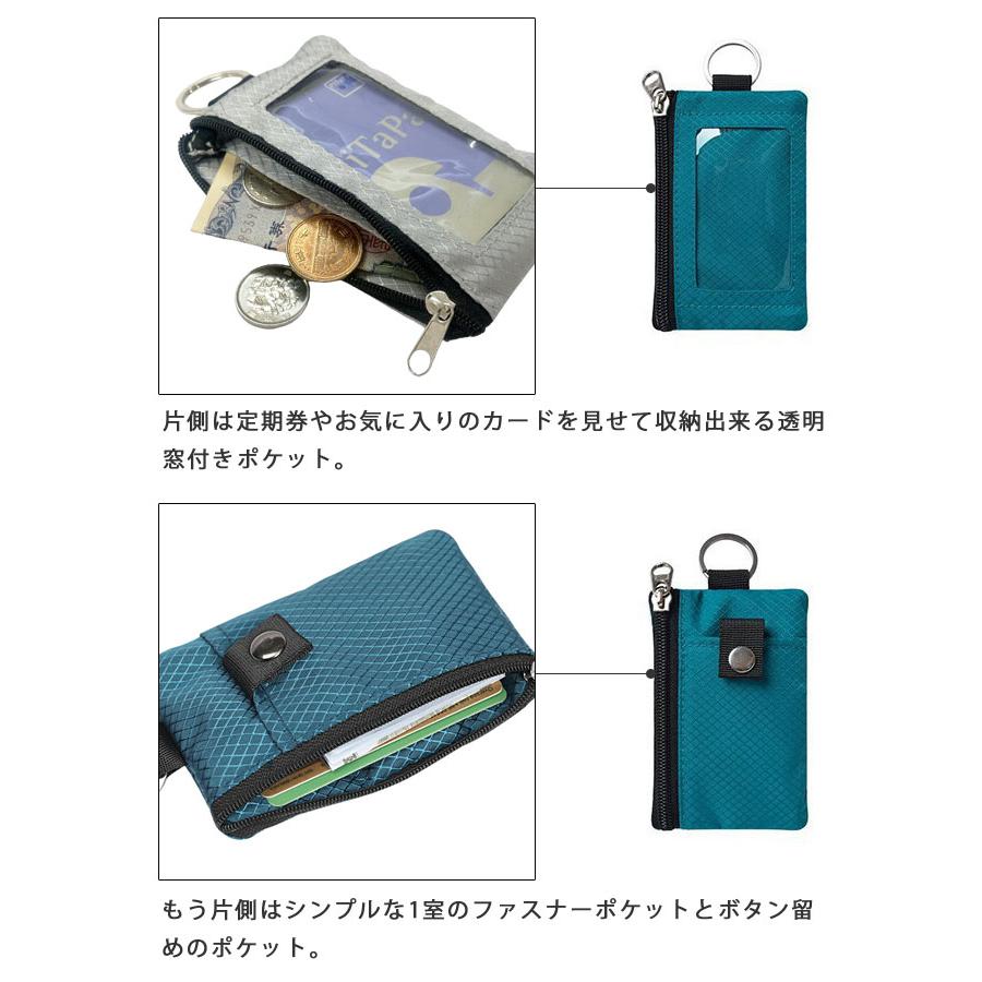スキミング防止 財布 ミニ財布 メンズ 首かけ 紐付き カードケース パスケース RFID 小銭入れ 小さい 薄型 ネックストラップ GPT 5点迄メール便OK(gu1c313) | ブランド登録なし | 07