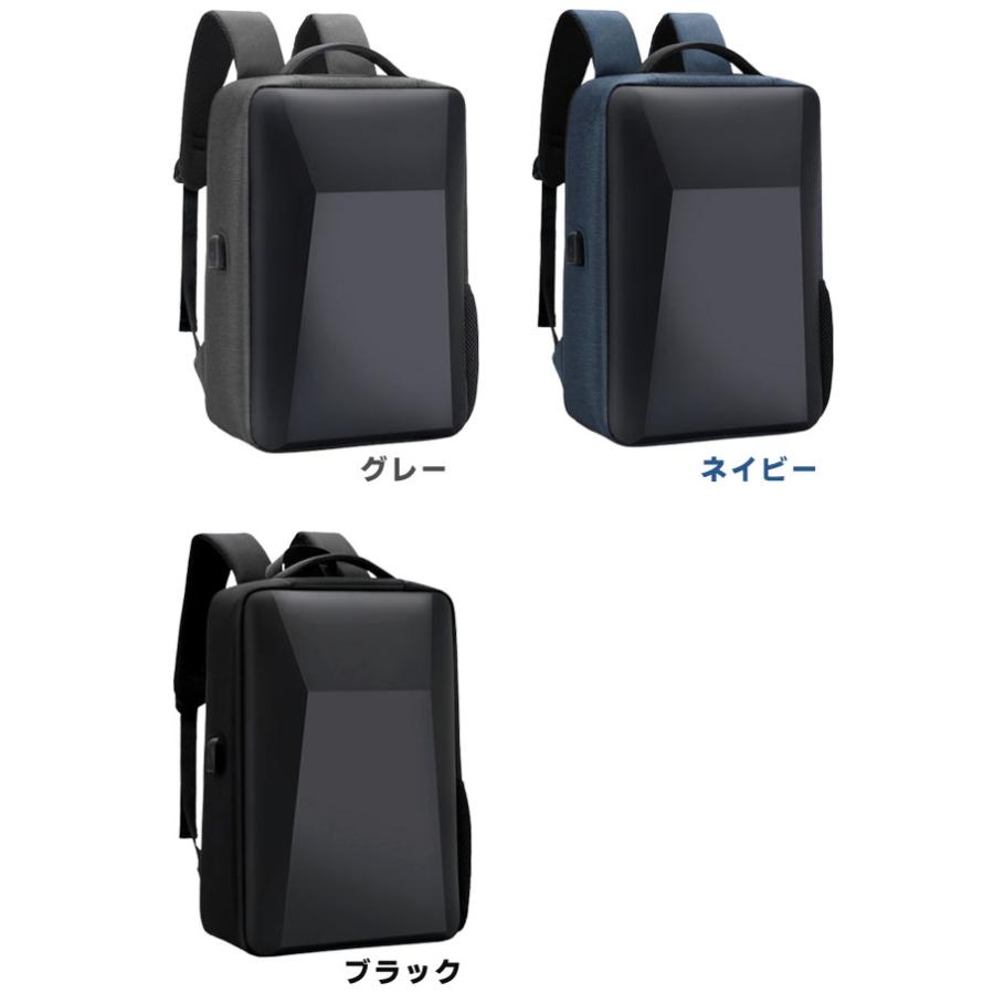 ビジネスリュック リュックサック メンズ ハードシェル USBポート 付き キャリーオン 大容量 通勤 旅行 トラベル PC収納 多機能 軽量 GPT 送料無料 (gu1c327) | ブランド登録なし | 10