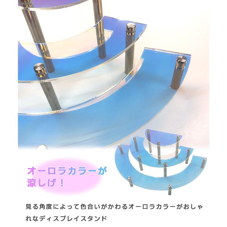 透明アクリルスタンド アクリル角柱 30mm角 H50ディスプレイ 透明 クリア スタンド