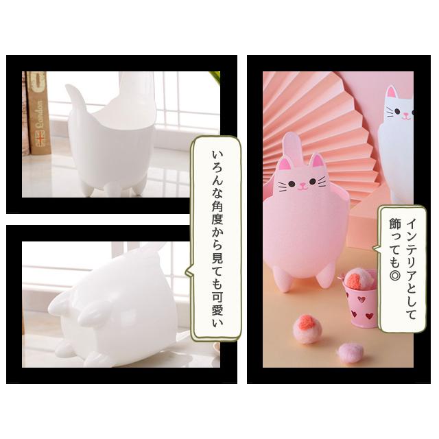 ペン立て ペンスタンド 卓上 小物入れ 猫 ネコ ゴミ箱 ミニ かわいい フタなし メイクブラシスタンド 筆入れ 軽い 猫グッズ インテリア GPT 送料無料(gu1c340) | ブランド登録なし | 06