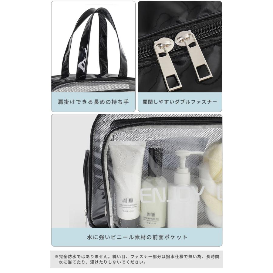 ビニールバッグ ビーチバッグ 透明 クリアバッグ おしゃれ