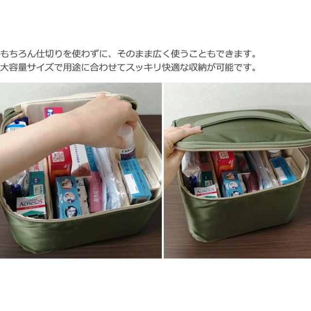 救急箱 シンプル メディスンボックス 大容量 薬ケース バニティ ソフトケース GPT gu1c369-mail(gu1c370)(1通につき1点迄)「レビュー記入でメール便送料無料」 | ブランド登録なし | 10