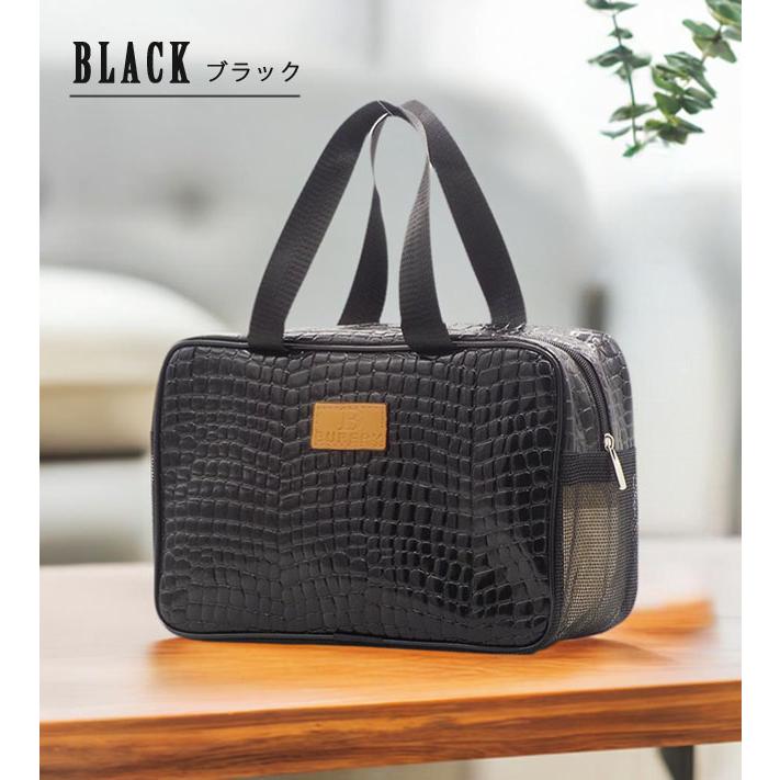 メッシュ スパバッグ 温泉バッグ メッシュバッグ 大容量 メンズ レディース クロコダイル パイソン トラベルポーチ 洗面用具 収納 GPT 1点迄メール便OK(gu1c379) | ブランド登録なし | 10