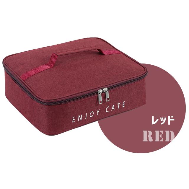 ランチバッグ 保冷 薄型 スクエア型 大容量 マチ 広い ダブルファスナー 大きめ 保温 お弁当袋 シンプル 杢調 丈夫 軽量 レジャー GPT 送料無料(gu1c393) | ブランド登録なし | 13