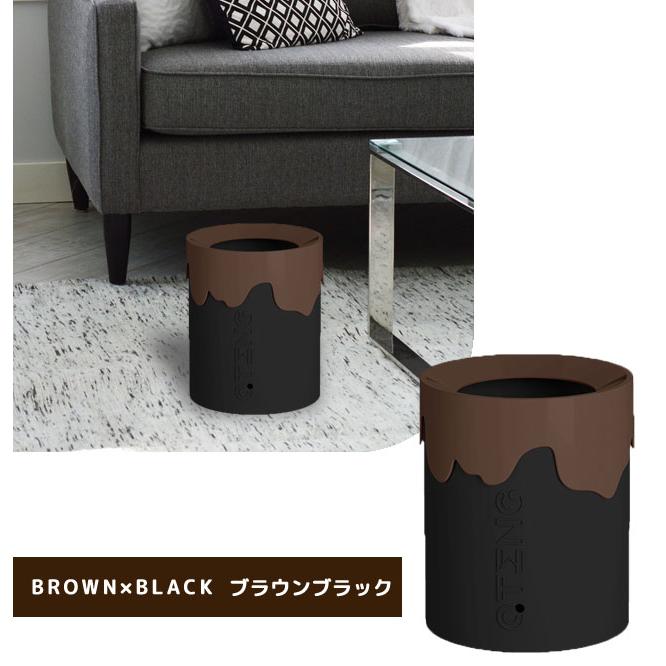 ごみ箱 おしゃれ コンパクト ゴミ袋が見えない 隠せる 9L インテリア 室内 キッチン リビング 子供部屋 ゴミ箱 丸型 アイスクリーム GPT 送料無料(gu1c452) | ブランド登録なし | 16