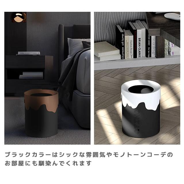 ごみ箱 おしゃれ コンパクト ゴミ袋が見えない 隠せる 9L インテリア 室内 キッチン リビング 子供部屋 ゴミ箱 丸型 アイスクリーム GPT 送料無料(gu1c452) | ブランド登録なし | 10