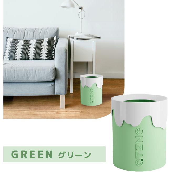 ごみ箱 おしゃれ コンパクト ゴミ袋が見えない 隠せる 9L インテリア 室内 キッチン リビング 子供部屋 ゴミ箱 丸型 アイスクリーム GPT 送料無料(gu1c452) | ブランド登録なし | 12